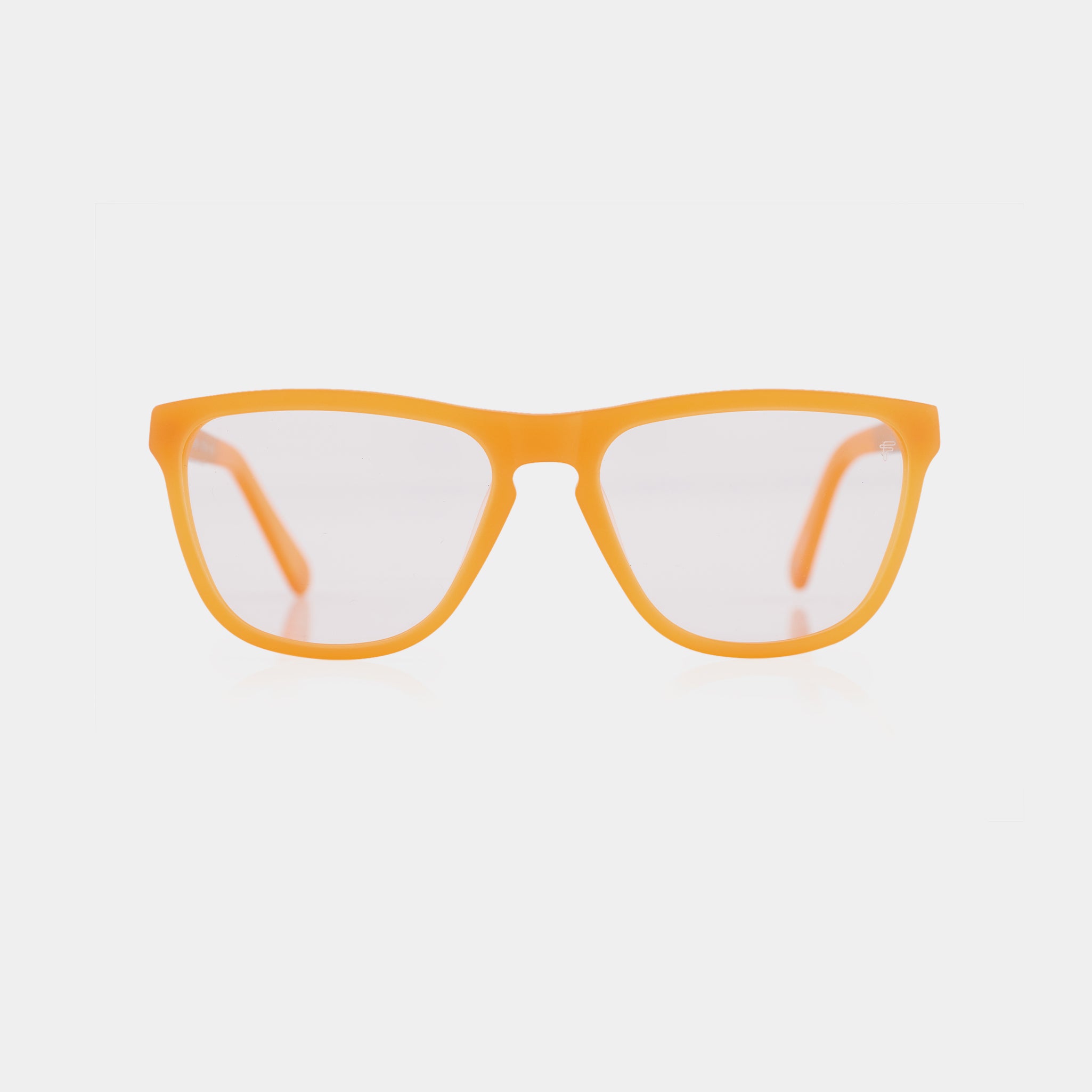 Shaper Honey Yellow Eyeglasses – vibrant and warm honey-toned acetate frame.